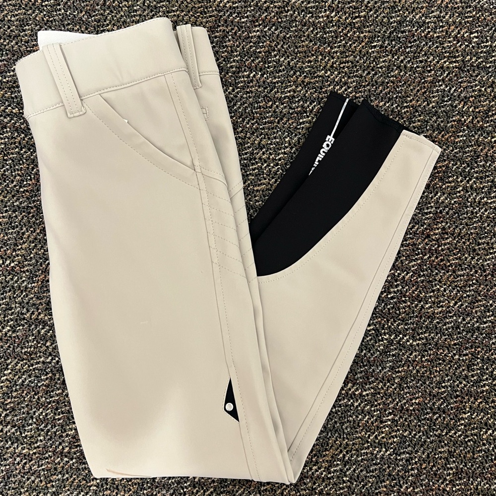 Women’s Equiline IT 44/US 30 Tan Show Breeches NWOT